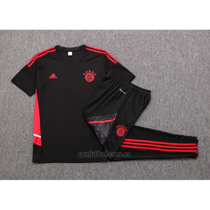Chandal del Bayern Munich Manga Corta 2022-2023 Negro